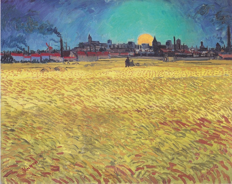Vincent van Gogh, Sommerabend, Juni 1888, Öl auf  Leinwand, 74 x 92 cm, F 465 Winterthur, Kunstmuseum.